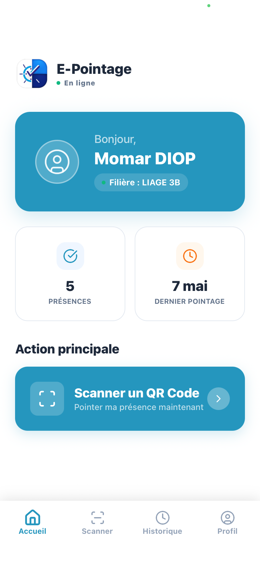 Application Mobile